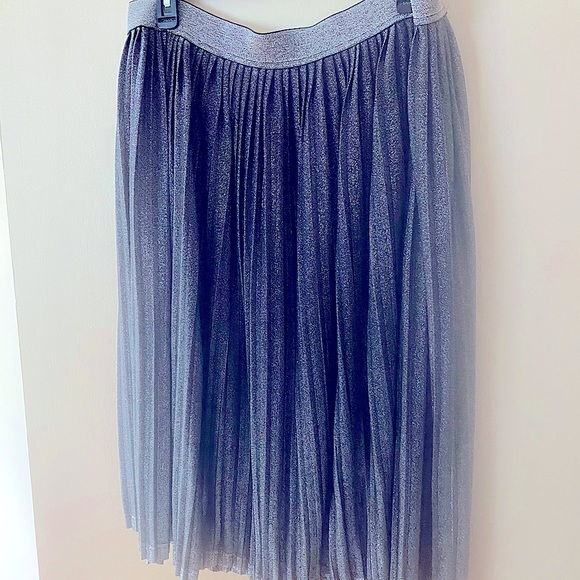 Lord and Taylor shimmer pleated skirt never worn. - Picture 2 of 4